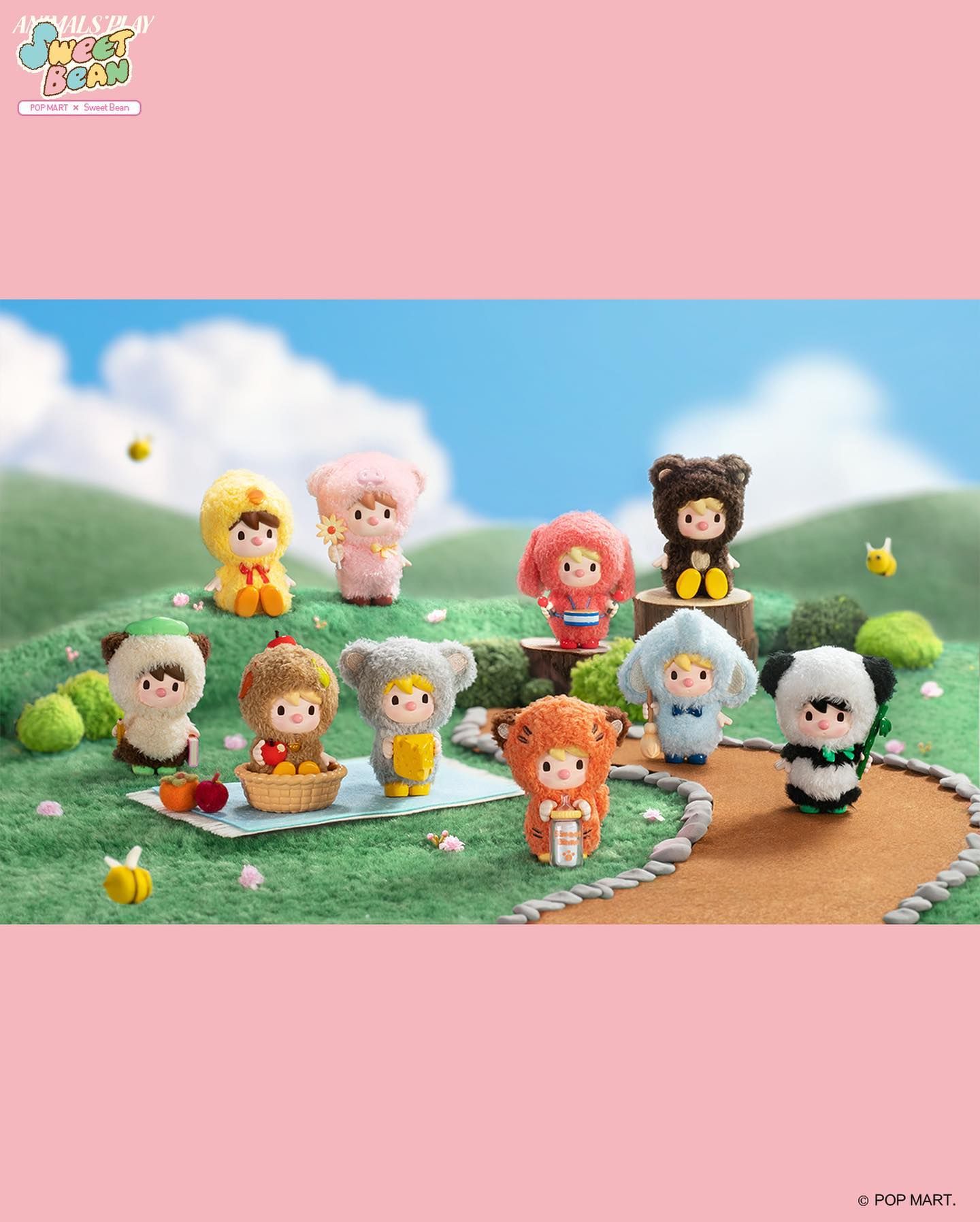 POP MART Sweet Bean Animal's Play Blind Box Series - The Toy