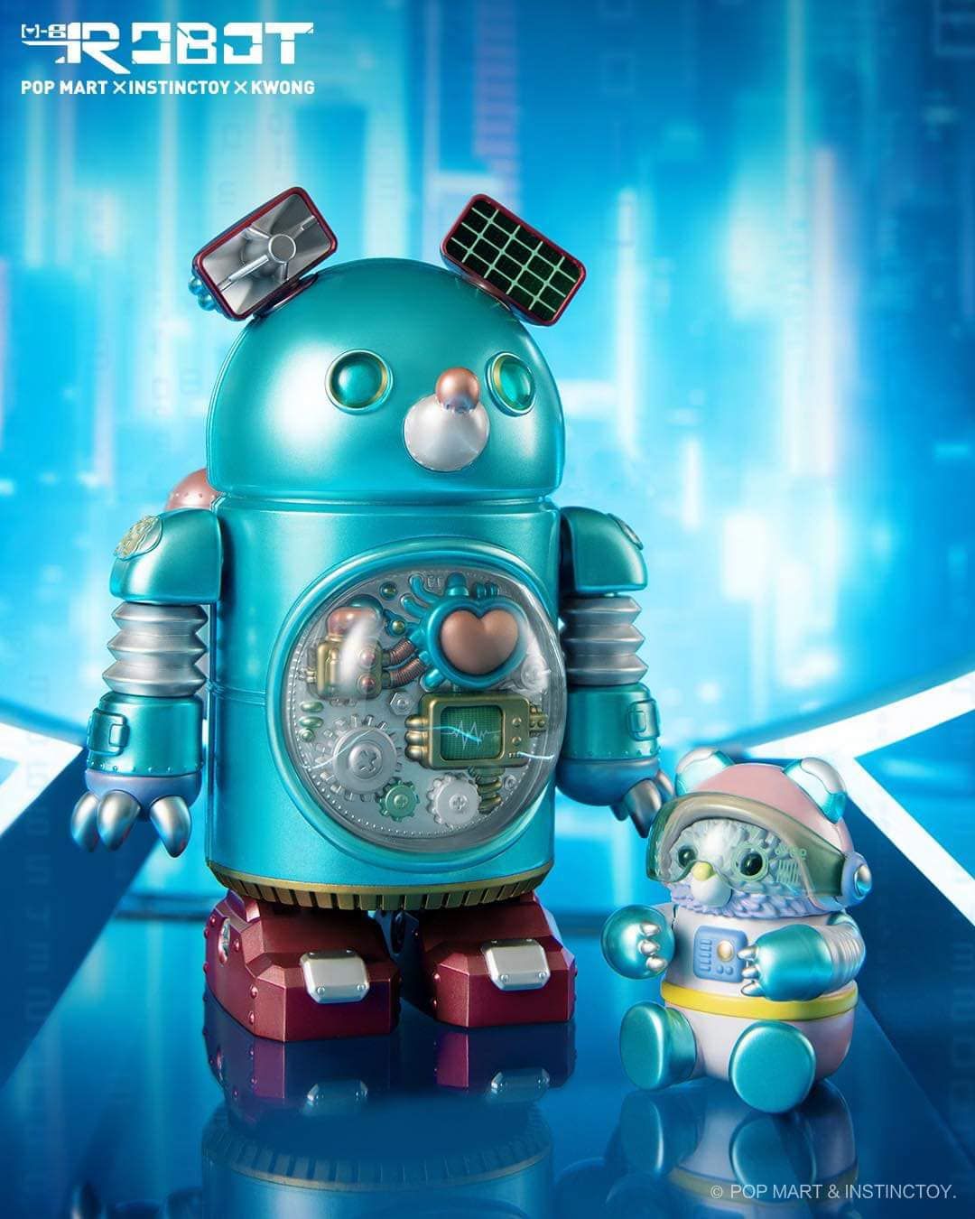 POP MART x KWONG x Instinctoy M-8 Robot - The Toy Chronicle