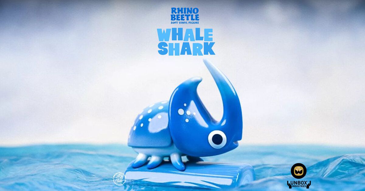 Whale Shark Rhino Beetle by Chris Lee x Unbox Industries - The Toy