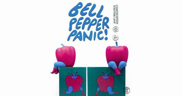 Lampe Bell Pepper Panic – Parra X Case Studyo – Figurine/lampe 2022