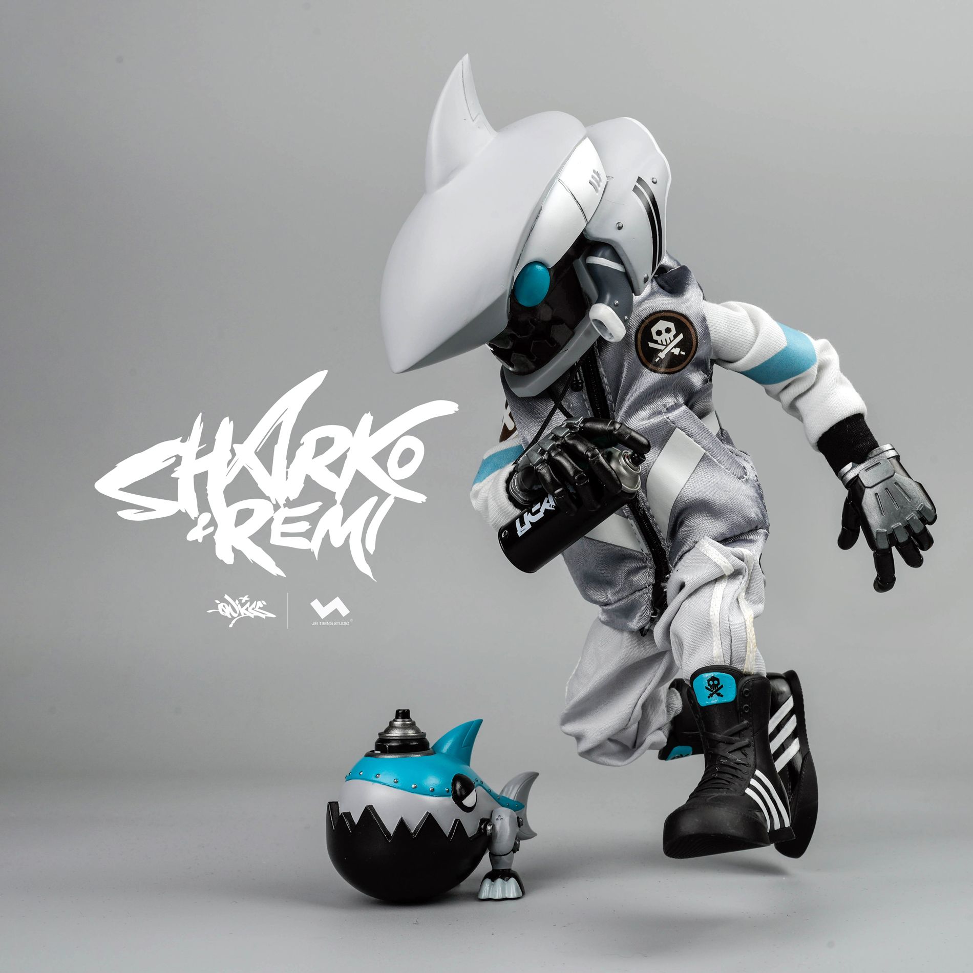 J.T STUDIO x QUICCS THE SHARKO & REMI 2 Action Figures Set