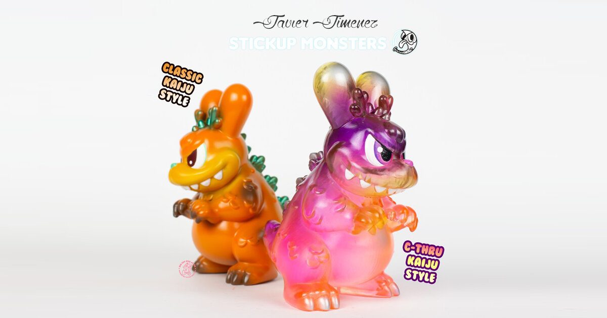 Kaiju Dorobanii and MORE by Javier Jiménez of StickUp Monsters