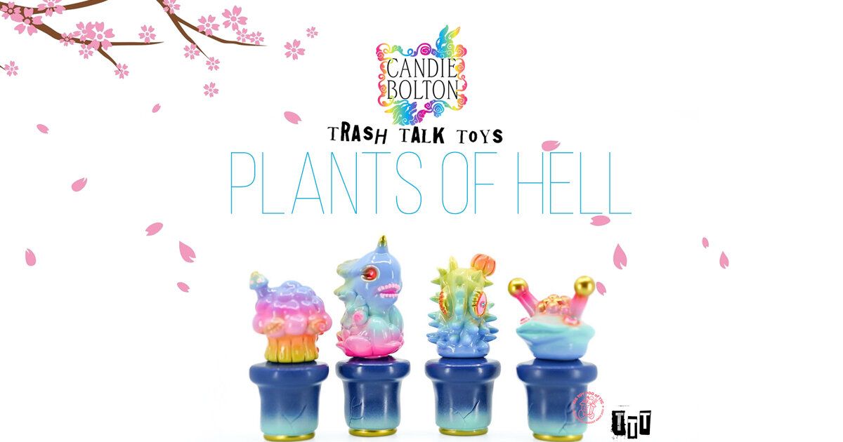 Candie Bolton X Trash Talk Toys Presents Plants of Hell Set - The