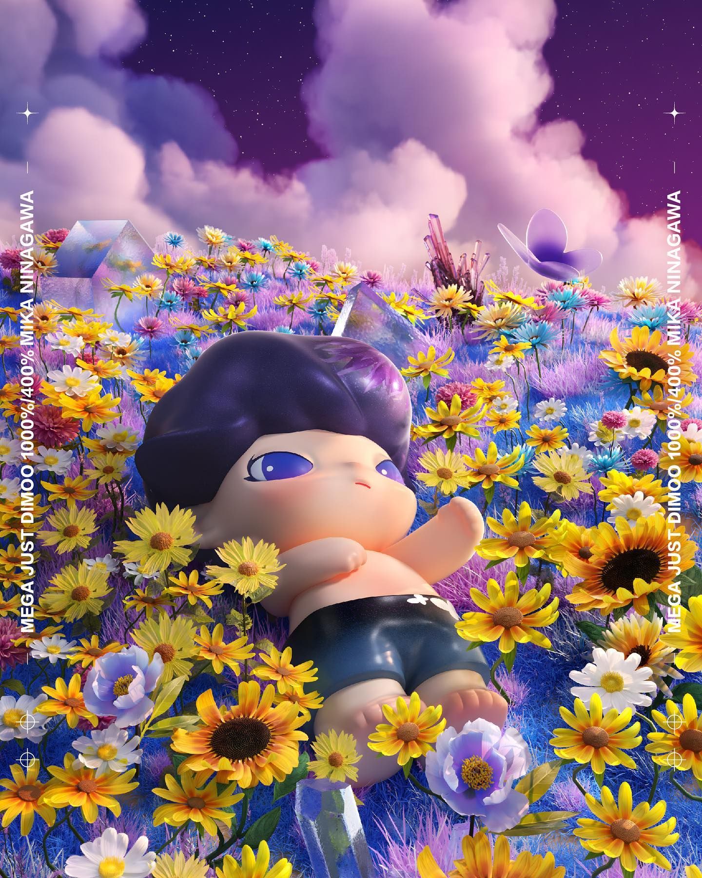 MEGA JUST DIMOO by MIKA NINAGAWA x POP MART - The Toy Chronicle