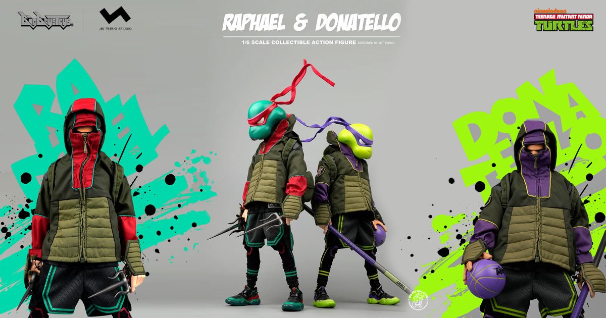 JT Studio x BigBoysToys Present Raphael & Donatello 1/6 scale Teenage