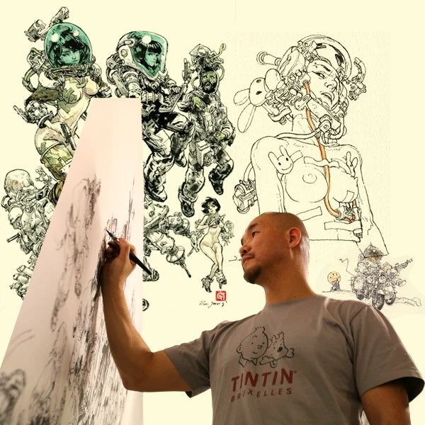 Kim Jung Gi x COOLABO Presents astroGIRL and astroPUS - The