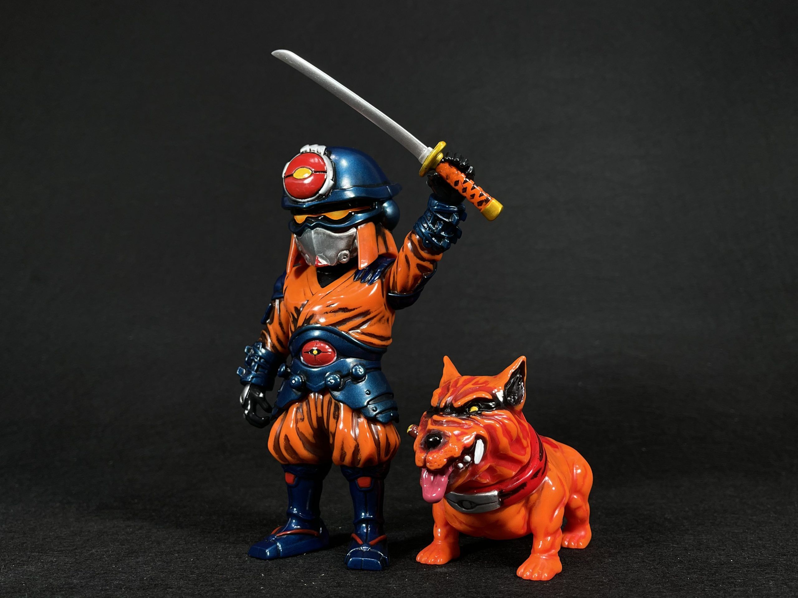 THE FLAMING SKY NINJA & CHASHU MARU by Kaiju One - The Toy THE FLAMING SKY NINJA & CHASHU MARU by Kaiju One - The Toy