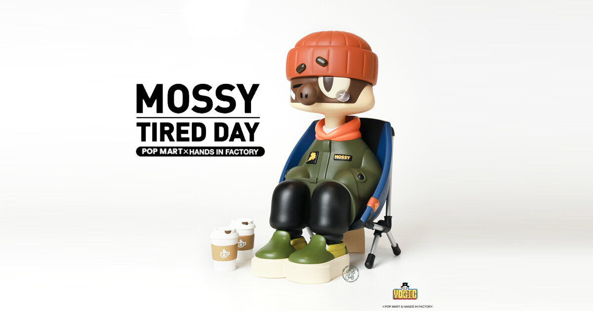 POP MART x Hands In Factory: Tired Day Mossy at MCM London - The