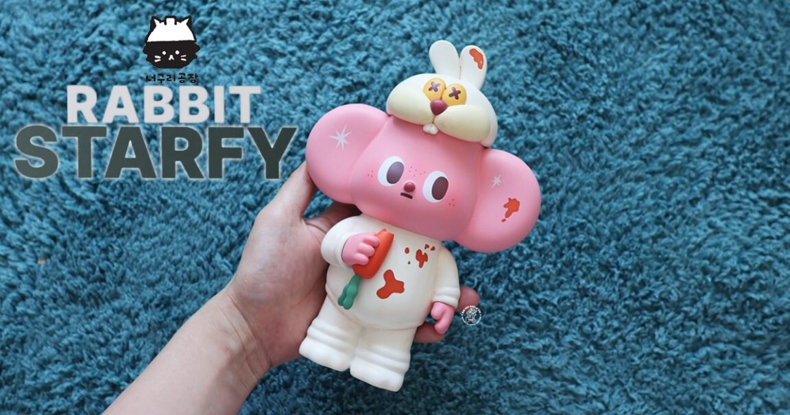 RABBIT STARFY by Yeonwoo Lee 이연우 of Raccoon Factory The Toy Chronicle