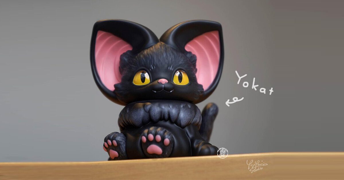 その他 Zombcats SITSIT Morimei yoyo yeung Yokat Sit Sit Black Cat by Yoyo Yeung - The Toy Chronicle
