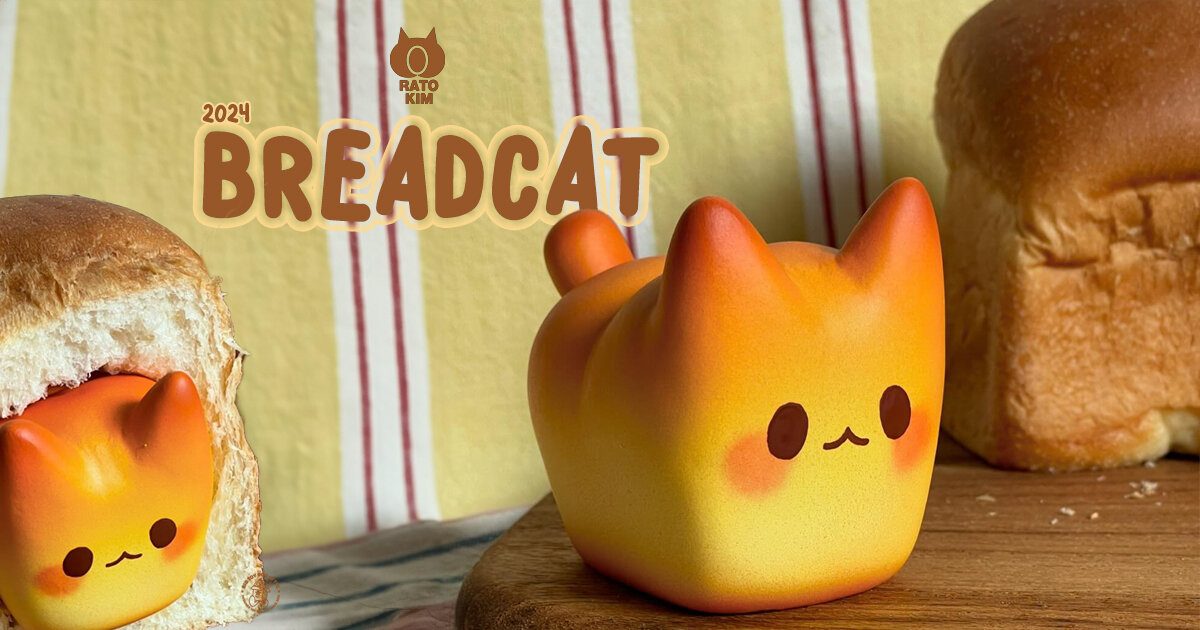 Bread Cat 2024 by Rato Kim - The Toy Chronicle