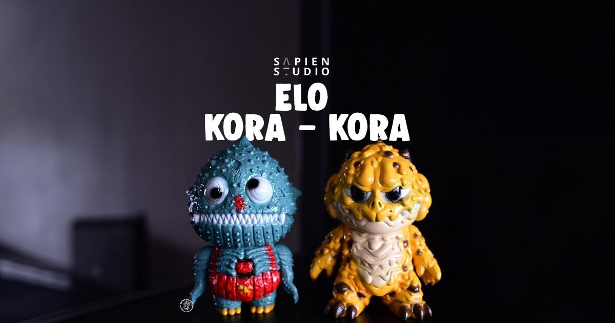 Sapien Toy Studio 超限定 ONE OFF ワンオフ 蓄光 ELO and KORA- KORA by Sapien Toy Studio - The Toy Chronicle