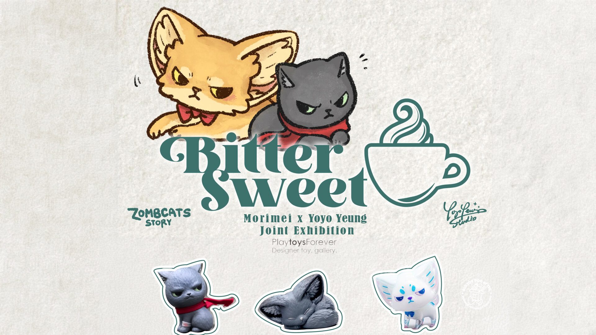 その他 Zombcats SITSIT Morimei yoyo yeung Morimei x Yoyo Yeung Exhibition Bittersweet at Playtoysforever