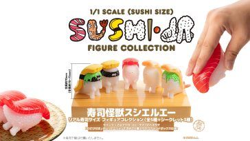 寿司怪獣 スシエルエー リアル寿司サイズ フィギュアコレクション (6個セット) (食玩) - ホビーサーチ ロボット・特撮