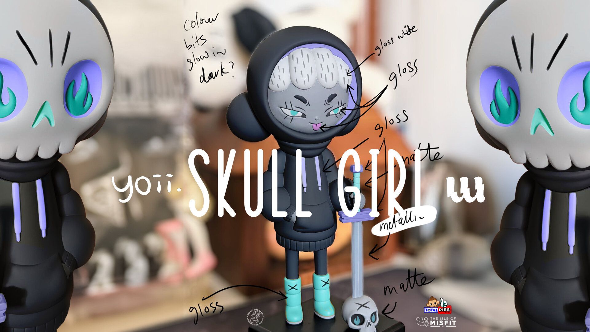 SKULL GIRL by Yoii x Wetworks - The Toy Chronicle