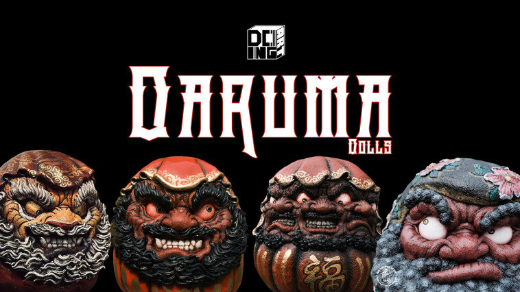 Daruma Fury x Three Faces x Flower x Tiger by WeArtDoing - The Toy
