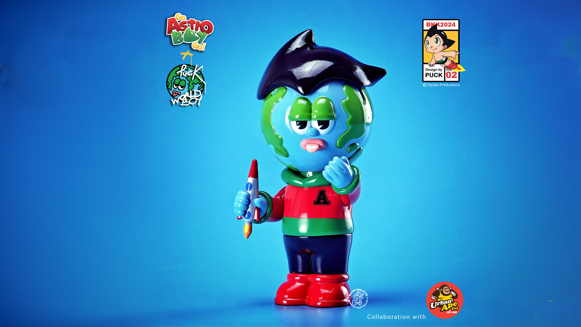 WORLD BOY ASTRO BOY GO edition by PUCK x Urban Ape Toy - The Toy