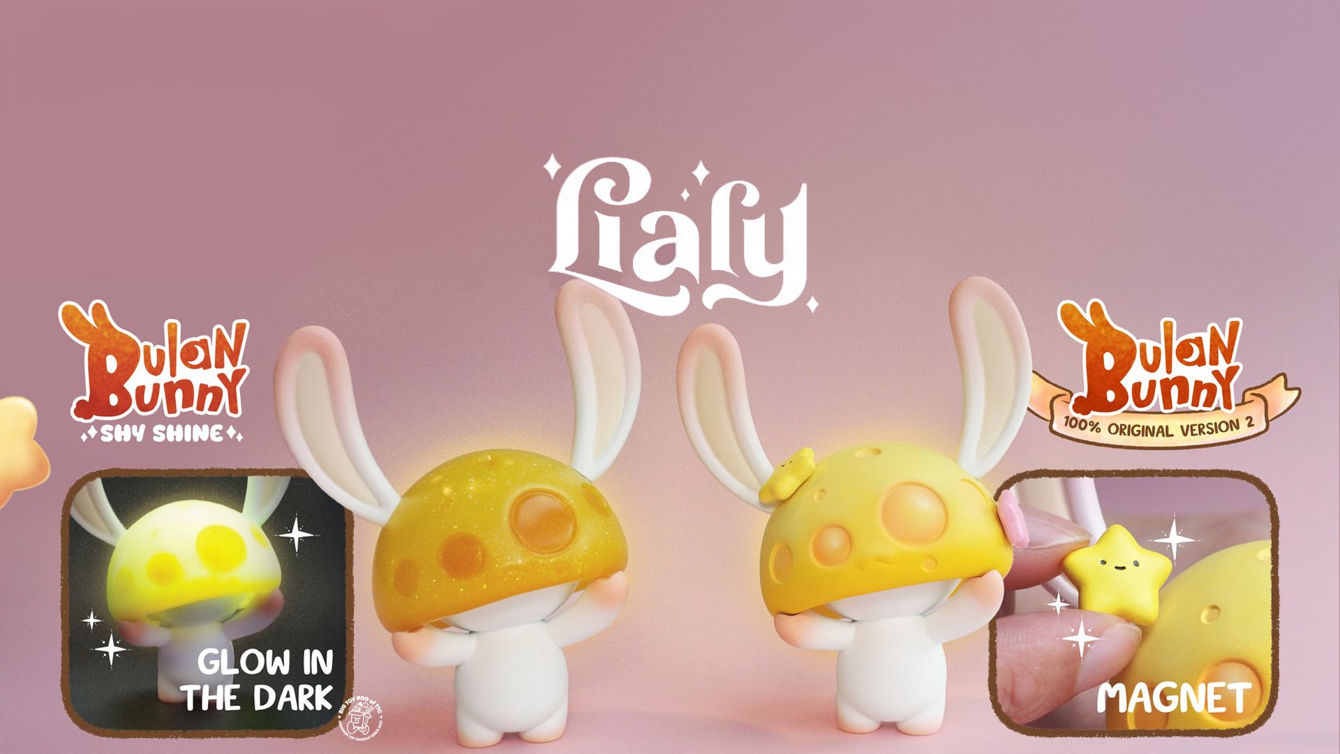 Lialy Studio Presents Bulan Bunny Shy Shine - The Toy Chronicle