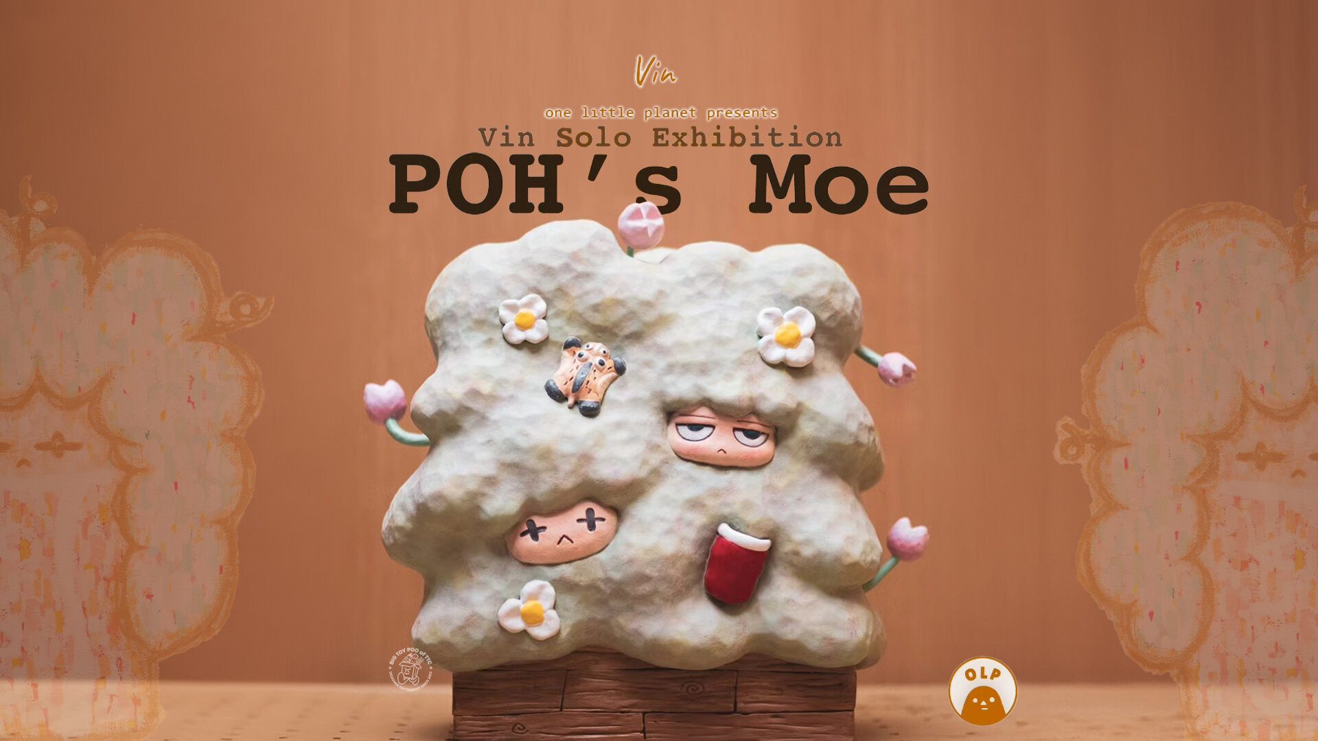 POH's Moe Solo Exhibition by Vin at One Little Planet Gallery