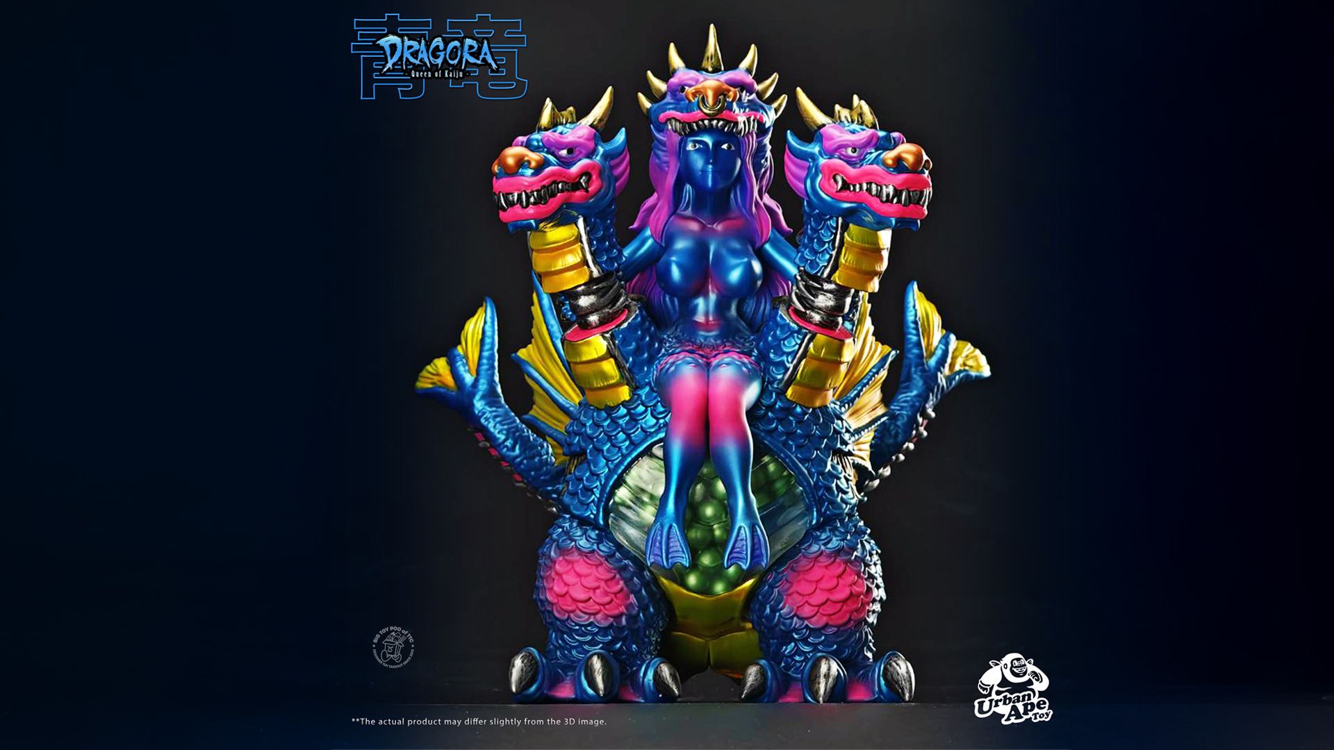 Urban Ape Toy Presents DRAGORA Blue Seiryu the Queen of
