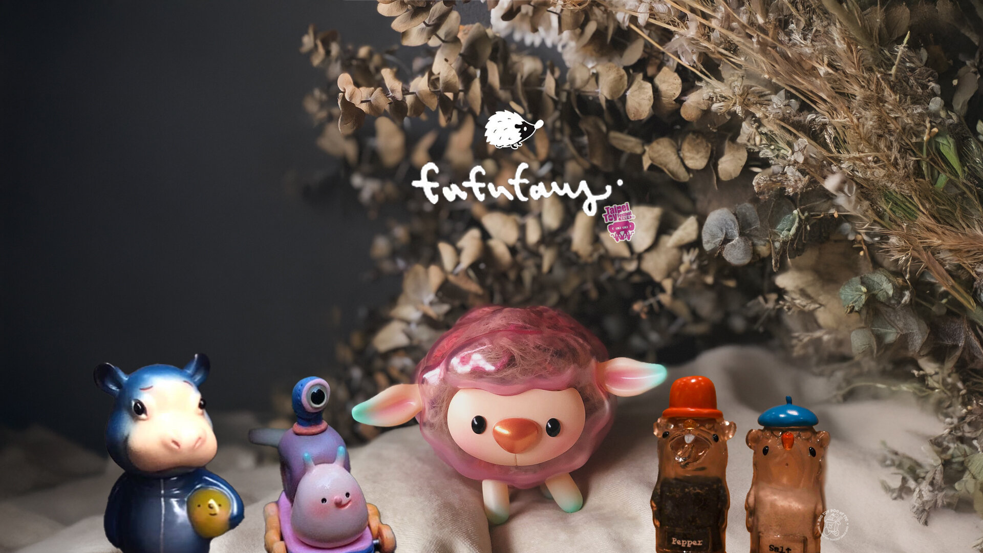 ★FUKO オリジナルOnlyOne 宝石ビーズドール★葡萄の妖精☆ fufufanny at Taipei Toy Festival 2024 - The Toy Chronicle