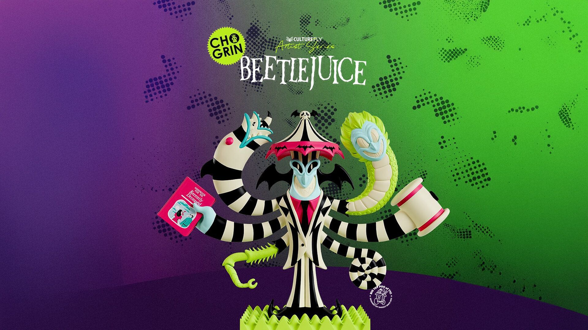 Chogrin Guru x Culturefly Guru Guru Beetlejuice - The Toy Chronicle