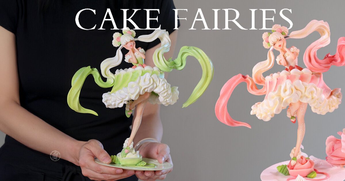 Aruk x Weartdoing Presents Cake Fairies - The Toy Chronicle
