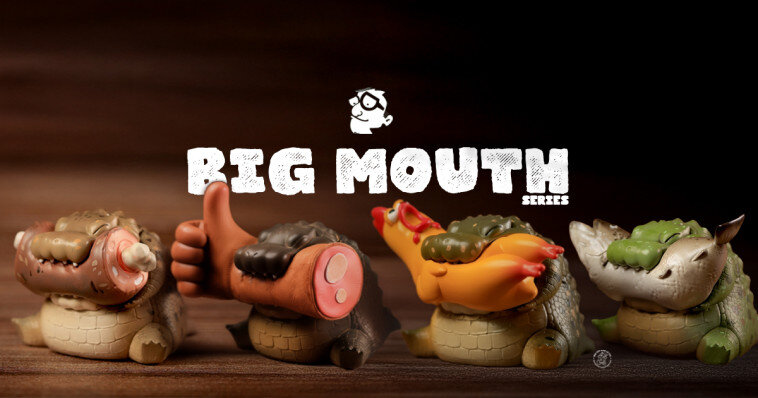 Rben Studio Presents Big Mouth Hand Eater Series Crocodile Edition