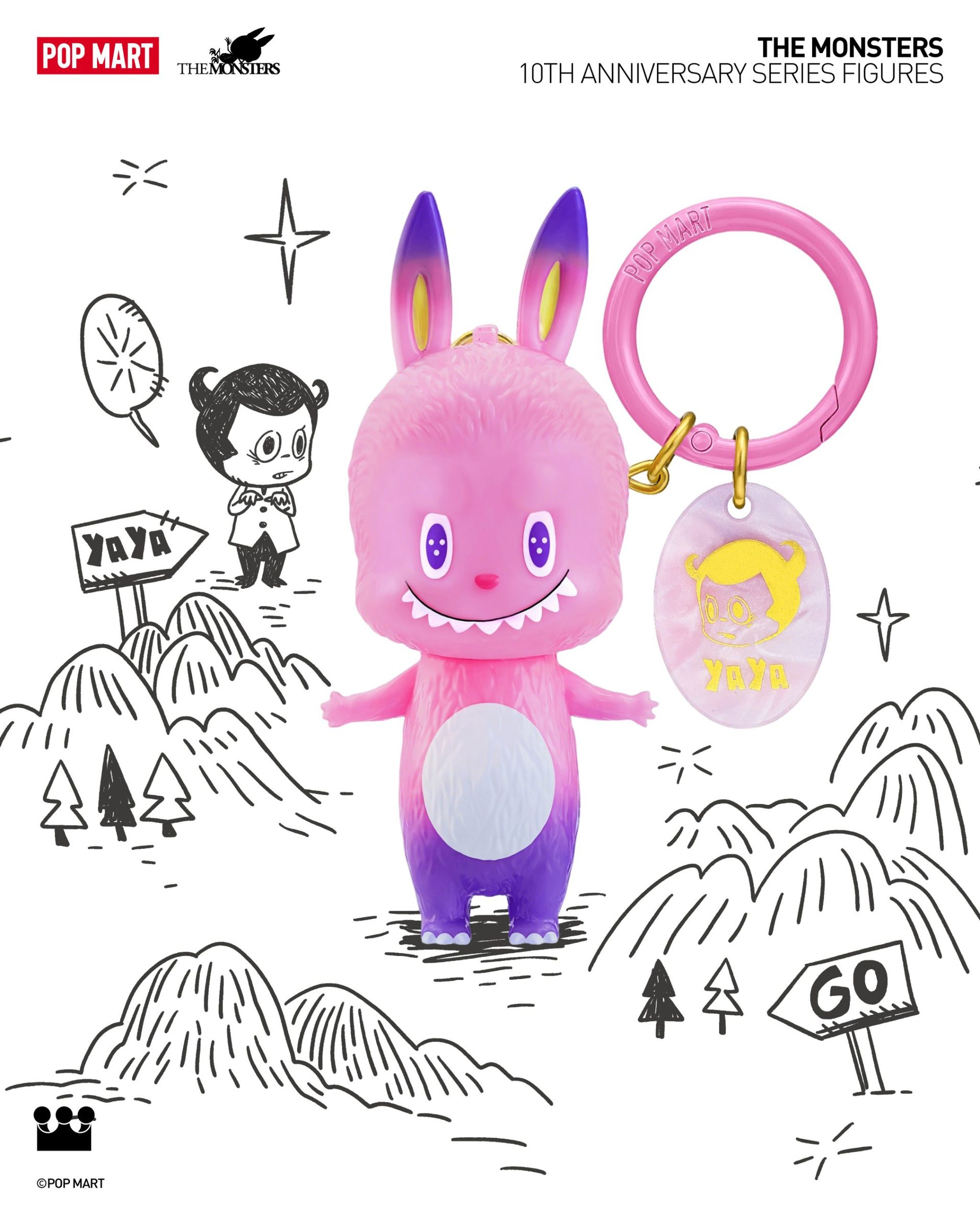 POP MART Kasing フィギュア 2体セット アート Labubu The Monsters 